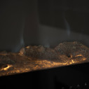 Camino elettrico da parete a incasso Chicago 101,6x14x54,6 Divina Fire dettaglio