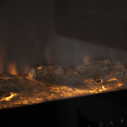 Camino elettrico da parete a incasso Chicago 101,6x14x54,6 Divina Fire dettaglio