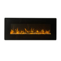 Camino elettrico da parete Dallas 127x11x50 Divina Fire vista