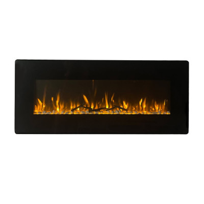 Camino elettrico da parete Dallas 127x11x50