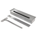 Camino a bioetanolo da terra Bellini in legno Bianco 96x35x96 Divina Fire dettaglio