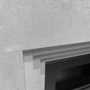 Camino a bioetanolo da terra Bellini in legno effetto Cemento 96x35x96 Divina Fire dettaglio