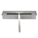 Camino a bioetanolo da terra Bellini in legno effetto Marmo Bianco 96x35x96 Divina Fire dettaglio