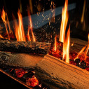 Camino elettrico da incasso tecnologia LED Filadelfia 150 Divina Fire dettaglio