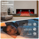 Camino elettrico da incasso tecnologia LED Filadelfia 150 Divina Fire dettaglio
