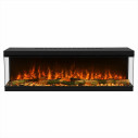 Camino elettrico da incasso a parete 3 lati Belmont 130 Divina Fire vista