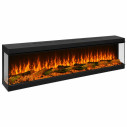 Camino elettrico da incasso a parete 3 lati Belmont 130 Divina Fire vista
