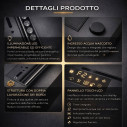 Camino elettrico a Vapore Acqueo 3D bruciatore inserto da incasso L 120 Divina Fire dettaglio