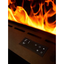 Camino elettrico a Vapore Acqueo 3D bruciatore inserto da incasso L 150 Divina Fire dettaglio