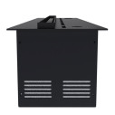 Camino elettrico a Vapore Acqueo 3D bruciatore inserto da incasso L 150 Divina Fire vista