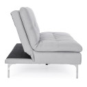 Divano letto 3P Leon grigio chiaro Bizzotto vista