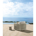 Dolcevita Alu Poltrona living girevole Talenti ambientazione