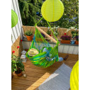 La Siesta Domingo Lime Poltrona sospesa Comfort outdoor ambientazione