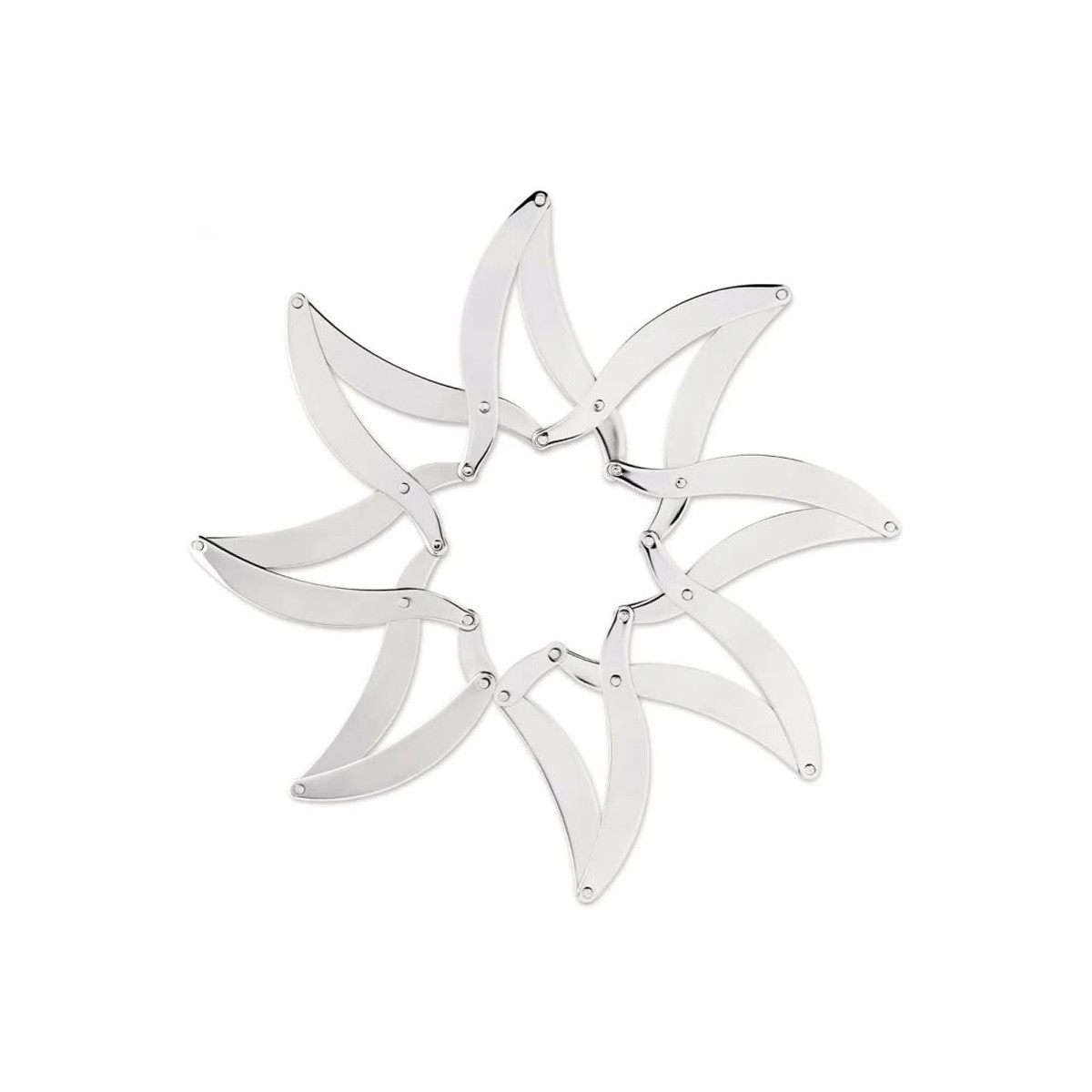 Alessi DUL01 Augh! Sottopentola estensibile in acciaio Inox