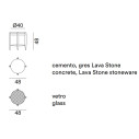 Eidos 143 Tavolino Ø 40 Gervasoni dimensioni