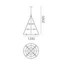 Artemide El Poris lampada a sospensione dimensioni