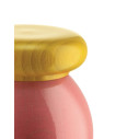 Alessi ES18 2 Macinasale, pepe e spezie in legno di faggio Rosa-Rosso-Giallo dettaglio