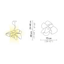 Etoile Suspension lampada a sospensione Slamp dimensioni