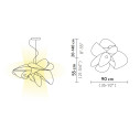 Étoile Suspension Large lampada a sospensione Slamp dimensioni