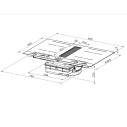 Faber Galileo Stripes A830 Piano cottura aspirante dimensioni