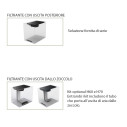 Faber Galileo Stripes F830 Piano cottura filtrante installazione