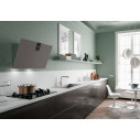 Faber Soft Edge 80 Nero Grigio London Cappa a parete ambientazione