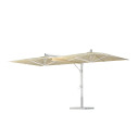 Fellini Alluminio ombrellone multiplo versione a V 350x700 Ombrellificio Veneto vista