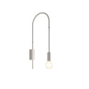 Filo Lampada da parete H 61,2 E27 Bianco Zafferano vista