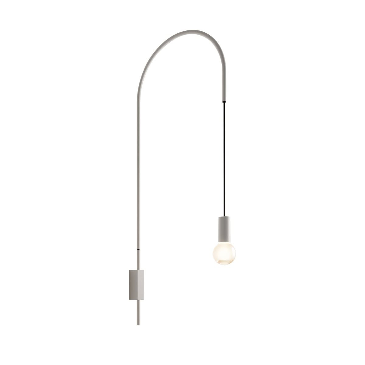 Filo Lampada da parete H 110,5 E27 Bianco