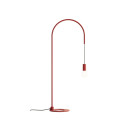 Filo lampada da tavolo E27 Rosso Zafferano vista