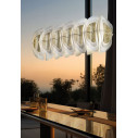 Fiordlys Suspension Linear lampada a sospensione Gold Slamp ambientazione