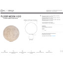 Floor Moon 1 lampada da terra In-es.artdesign scheda tecnica