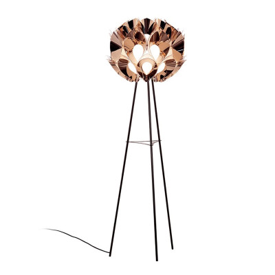 Flora Floor lampada da terra Copper