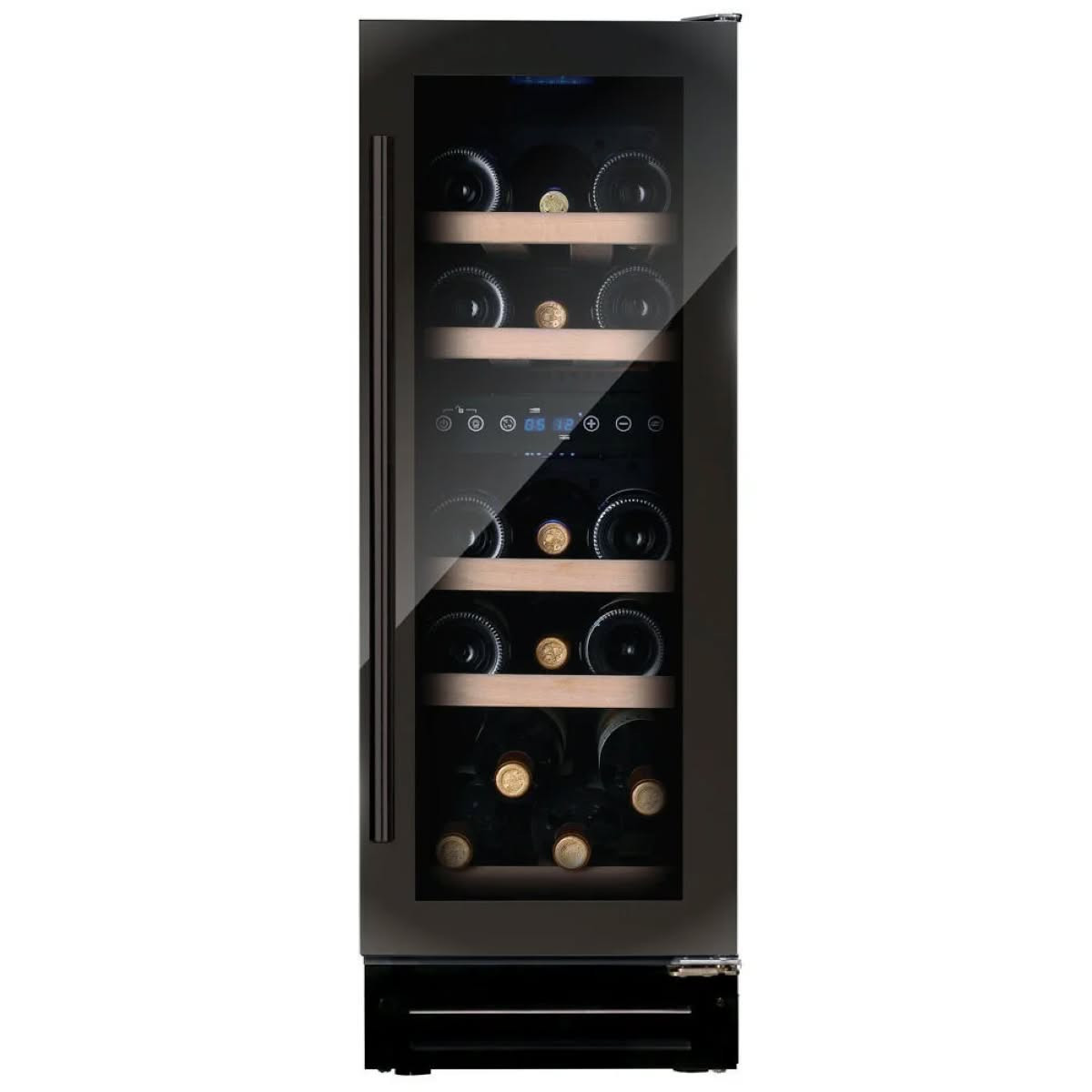 Dunavox Flow-17 cantina vino 17 bottiglie sottopiano Full glass Nera