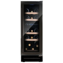 Dunavox Flow-17 cantina vino 17 bottiglie sottopiano Full glass Nera vista