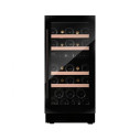 Dunavox Flow-32D cantina vino 32 bottiglie Full glass Nera vista