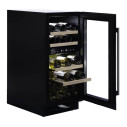 Dunavox Flow-32D cantina vino 32 bottiglie Full glass Nera dettaglio