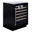 Dunavox Flow-46 cantina vino 46 bottiglie sottopiano Full glass Nera vista