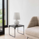 Fontanaarte Fontana Media bianco lampada da tavolo ambientazione