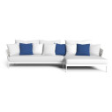 Frame Sofa DX Divano modulare Talenti vista con cuscini decorativi non inclusi disponibili su richiesta