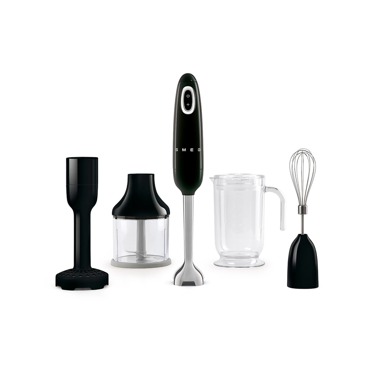 Frullatore a immersione con accessori Smeg HBF03BLEU Nero