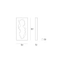 Gufram Broken Mirror Specchio con cornice dimensioni