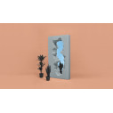 Gufram Broken Mirror Specchio con cornice ambientazione