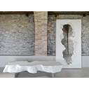 Gufram Broken Bench Almost White Panca ambientazione