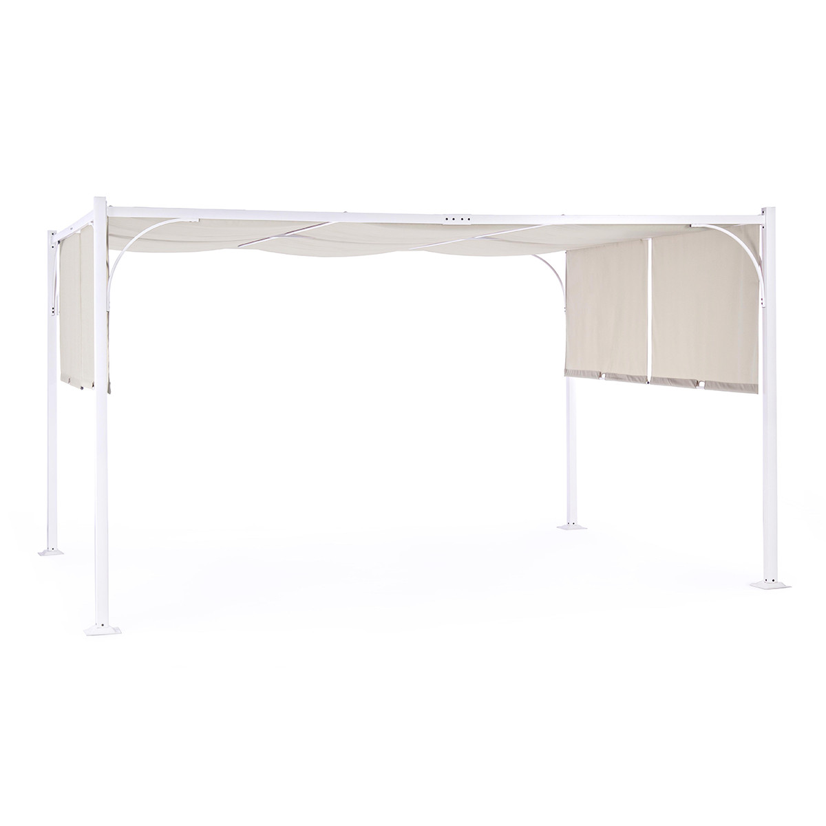 Gazebo Slide 3x4 bianco-tortora