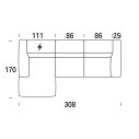 Glove Composizione Large B fisso Felis dimensioni