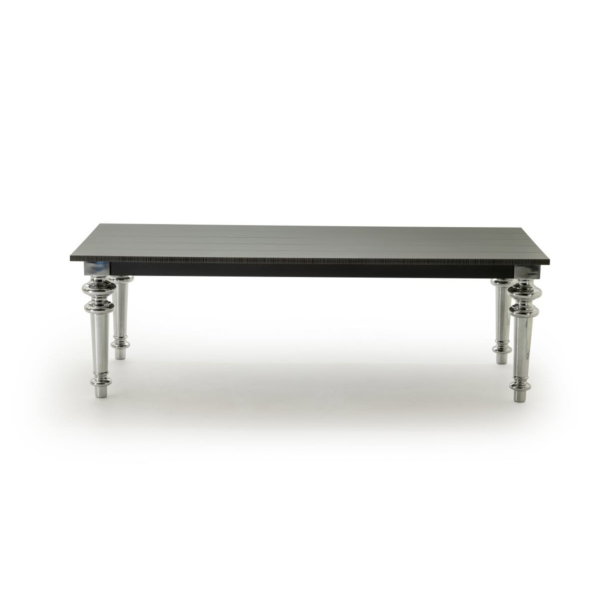 Gray 33 Tavolo gambe alluminio e top in frassino