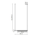 Groove SE335B Lampada a sospensione Karman dimensioni