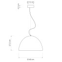 H2O Nebulite Lampada a sospensione In-es.artdesign dimensioni