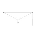 Halyard lampada a sospensione Nemo dimensioni